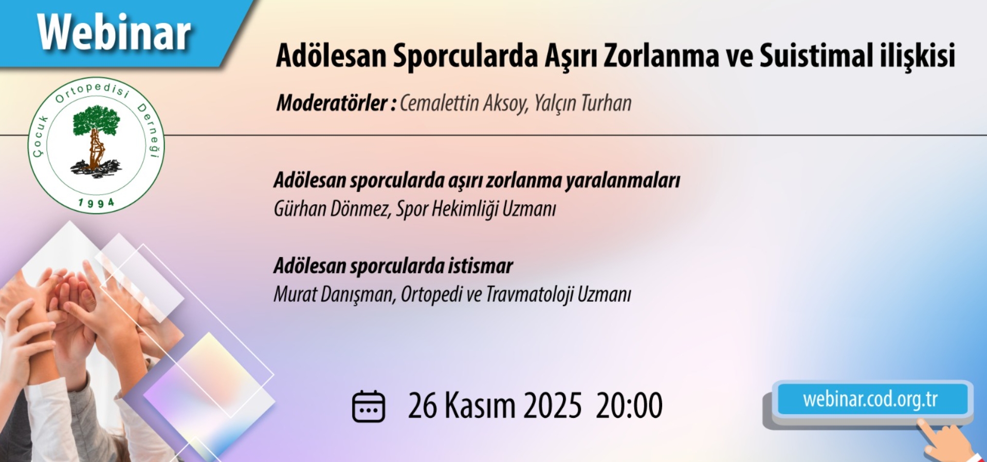 Webinar-Adölesan Sporcularda Aşırı Zorlanma Ve Suistimal İlişikisi
